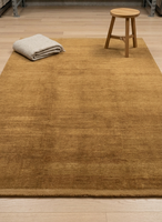 Alfombra de Lana Escandinava Hecha a Mano, Gruesa, Antideslizante, para Uso Comercial/Doméstico, Diseño Geométrico, Rectangular, Pelo Medio