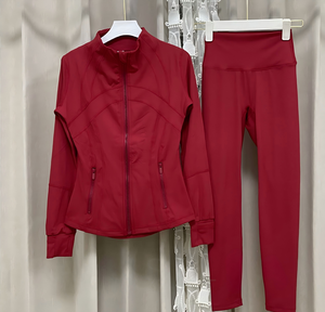 Fitness & Yoga Wear Aloe Yoga Set <b>Women</b> <b>Jacket</b> High Waist Lulu Define <b>Jacket</b> <b>Women</b> Tracksuit for <b>Women</b> Yoga Legging Top Outfit - Product Image 3