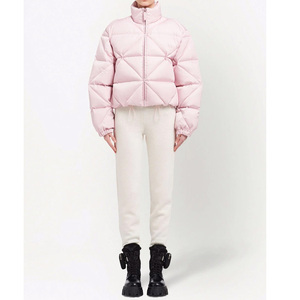 Chaqueta Corta Acolchada para Mujer, Chaqueta Corta con Cierre, Ecológica, Resistente al Viento y Transpirable para Invierno - Product Image 2