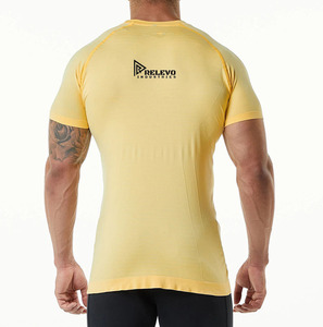 เสื้อยืดคัสตอมสำหรับผู้ชาย ผ้าสแปนเด็กซ์ โพลีเอสเตอร์ คอกลม แขนสั้น สปอร์ต ระบายเหงื่อได้ดี ราคาสุดคุ้ม - Product Image 3