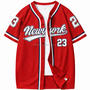 Maillot de baseball à faible MOQ, directement de l'usine, échantillon rapide, étiquettes personnalisées, emballage, sublimation - Product Image 1