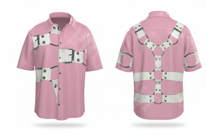 Chemises de plage élégantes et tendance à manches courtes, imprimées sur mesure, confortables et légères, OEM - Product Image 4