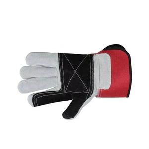 Guantes de Trabajo al por Mayor, Guantes de Seguridad de Cuero Vacuno, Guantes de Soldadura de Cuero, Venta de Fábrica, Guantes de Trabajo de Lona - Product Image 5
