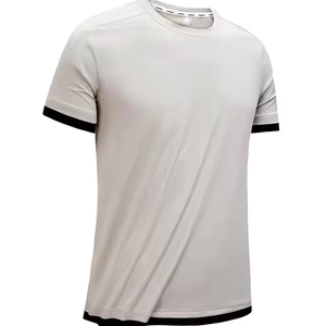Camiseta Personalizada Lisa Blanca con Cuello Redondo para Hombre, Premium 100% Poliéster, Antibacteriana, Transpirable, de Secado Rápido, Deportiva, Informal - Product Image 3