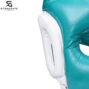 Protège-tête de boxe personnalisé léger et réglable en cuir respirant pour les séances d'entraînement amateur 2026 - Product Image 3