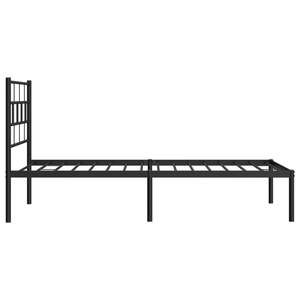 Cadre de lit en métal noir, taille 39,4 x 74,8 pouces, meubles urbains élégants et durables - Product Image 6