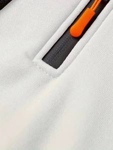 Breathable Long Sleeve Sweatshirts Oem Services And Good Selling Men's Quarter Zipper Hooded Hoodies 100% Cotton Fleece - Product Image 2