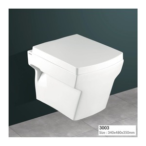 Toilette murale en céramique au design moderne Toilette à économie d'eau de qualité supérieure Utilisation à la maison/hôtel pour commande en gros - Product Image 4