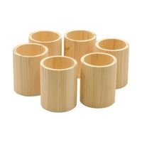 Cadeau de stockage de bureau porte-stylo multi-usages en bois créatif avec un design élégant