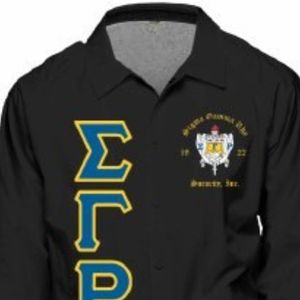 เสื้อแจ็คเก็ตไนลอนกันลม Sigma Gamma Rho แบบมีซับใน ตัวอักษรกรีกแบบกำหนดเอง น้ำหนักเบา ซิปหน้า เสื้อผ้ากีฬากลางแจ้ง แฟชั่นลำลอง - Product Image 2
