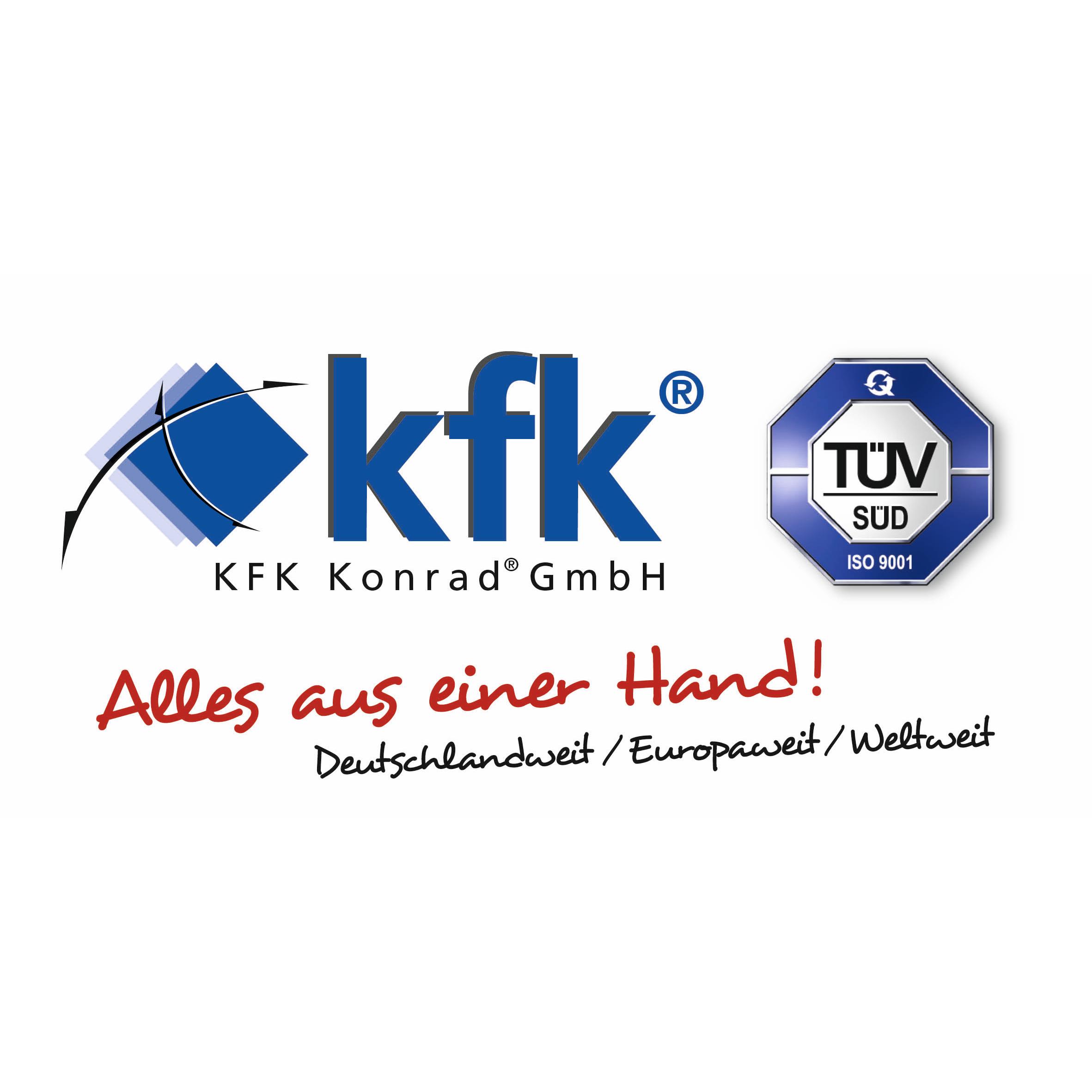 KFK Konrad ® GmbH / Safety UVV Prüfung & Elektroprüfung bundesweit München Stuttgart Berlin Frankfurt Köln Hamburg logo