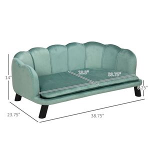 Structurally Stable Dog <b>Sofa</b> <b>Pet</b> Bed with Four Wooden Legs - Product Image 6
