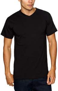 Camiseta de Cuello en V para Hombre, Manga Corta, 100% Algodón - Product Image 2