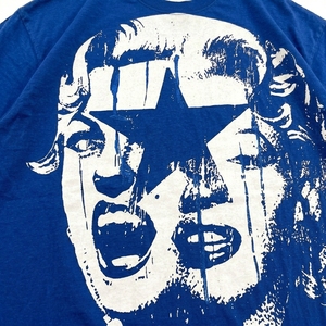 Camiseta Oversize de Cuello Redondo con Efecto Desgastado y Estampado Personalizado, Manga Corta, Tejido de Algodón Lavado, Estilo Urbano - Product Image 4