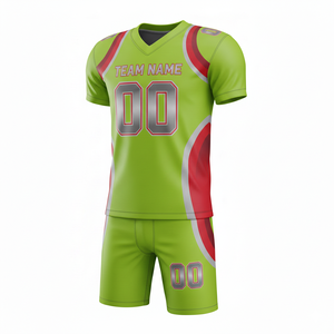 Custom American Football Uniform Jersey and Shorts Set with Front Logo Position - Product Image 1