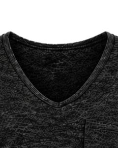 Custom Black Womens V Neck Short Sleeve T Shirt Casual Loose Fit Pocket Tee Soft Breathable Lightweight Summer Daily Wear <b>Top</b> - Product Image 6