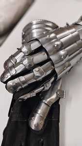 Guantes de Caballero Medieval, Armadura de Acero para Brazos, Estilo Antiguo, Artículo Coleccionable, Artesanía Artística, Pulido por Ambos Lados - Product Image 6