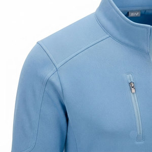 Men's Performance Quarter-Zip Sport <b>Jacket</b> Pro Fit Men's Active Fitness Wear Quick Dry Lightweight Eco Friendly Polyester <b>Jacket</b> - Product Image 5