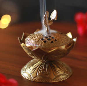 Brûleur d'encens en laiton de haute qualité, artisanal, décoratif, cadeau, décoration d'intérieur, artisanat, exportation mondiale - Product Image 2