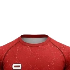Red Long Sleeve Compression <b>Shirt</b> Athletic Training Gym Workout Breathable Sublimated Performance Sportswear Custom Activewear - Product Image 5