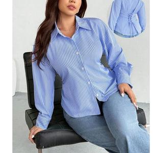 Chemise en coton de bonne qualité à manches courtes et de couleur unie pour femmes, chemise décontractée d'été, coupe ample, haut pour femmes, exporté du Bangladesh - Product Image 4