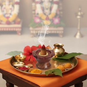 Wooden Incense <b>Burner</b> Hot Selling Brown Polished Acacia Wood Holder Handmade Natural Eco-Friendly Aromatic Religious Home Decor - Product Image 2