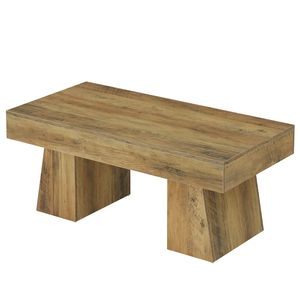 Table basse rectangulaire en bois durable pour usage central - Product Image 5