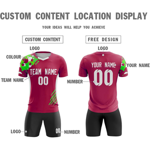 Nuevo Uniforme de Fútbol Cómodo para Unisex, Color y Talla Personalizables, Uniforme de Fútbol Transpirable de Manga Corta con Logotipo Frontal - Product Image 3
