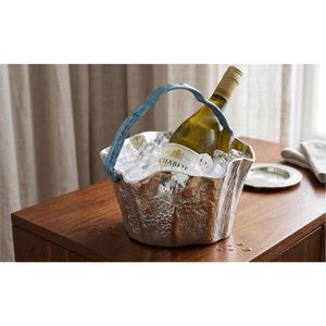 Seau à glace métallique personnalisé, refroidisseur à vin argenté de table, accessoires de bar, seau à champagne de qualité commerciale pour événements - Product Image 3