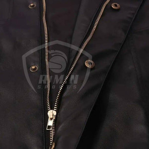 Lightweight Custom Designed Professional Comfortable Breathable Eco-Friendly Canvas Cowhide Leather Winter <b>Vest</b> for Men - Product Image 5