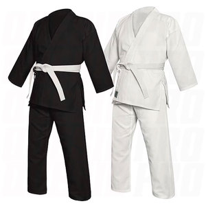 Uniforme de karaté pour enfants et adultes, léger, pour étudiants, uniforme de karaté Gi, uniforme d'entraînement aux arts martiaux, ceinture noire assortie, pour débutants - Product Image 1