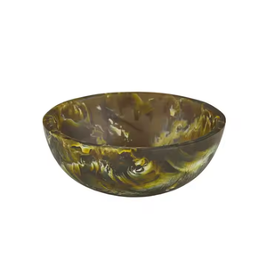 Élégante corbeille à fruits en résine, plateau ondulé cannelé noir et blanc pour la maison et le bureau, idéal pour le café - Product Image 6