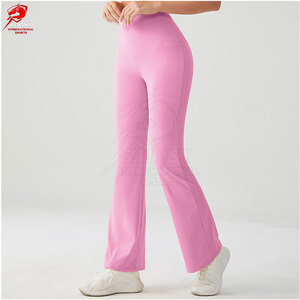 Pantalones acampanados para mujer, minimalistas, de uso diario, con tacto suave, para un estilo informal y comodidad duradera - Product Image 5