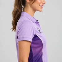 Chemise formelle pour femme, design imprimé personnalisé, respirante, légère, coupe confortable, manches courtes, jersey tricoté, tendance