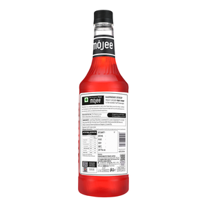 Jarabe de Frambuesa Mojee 1000 ML, Sabor Agridulce a Bayas para Cócteles - Product Image 2