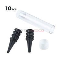 SIGAL MEDCO Spéculum auriculaire en acier inoxydable, outil médical manuel de diagnostic ORL, 2,4-5 mm, pour enfants et adultes, otoscope à usage domestique