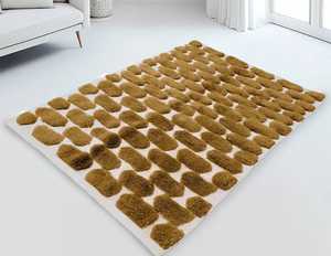 Tapis Beni Ourain Berbère 100% Laine Noué à la Main – Tapis Géométrique Marocain Fait Main à Poils Longs, Taille Personnalisée, Vente en Gros - Product Image 5