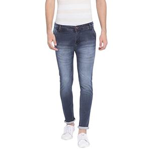 Venta al por mayor de los hombres de calidad superior Stonewashed Jeans Pant Spandex/Algodón Invierno Verano Primavera Otoño Skinny Pant Light OEM Servicio - Product Image 4