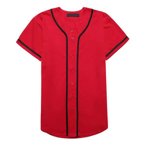 Camiseta de Béisbol Personalizada OEM, Uniforme de Equipo, Transpirable, de Secado Rápido, Malla de Poliéster, Ropa Deportiva de Manga Corta, Estampada - Product Image 3