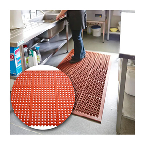 Tapis de sécurité anti-fatigue, tapis utilitaires en caoutchouc, tapis antidérapants creux en caoutchouc - Product Image 1