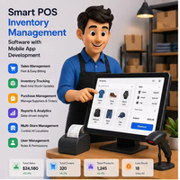 Solution de gestion de l'inventaire tout-en-un pour les points de vente, logiciel de gestion de la vente au détail pour les supermarchés, les entrepôts, les magasins, compatible Linux et Mac, stock disponible