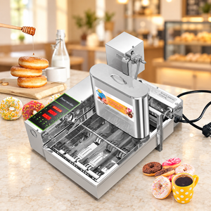 Nouvelle Machine à Donuts Commerciale Mini Kolice 110V/220V à Haute Productivité en Acier Inoxydable 304 pour la Vente - Product Image 1