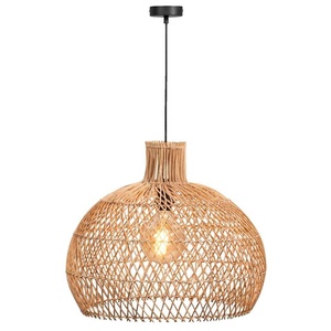 Eco-Friendly Antique <b>Bamboo</b> Woven Handmade Powder-Coated Pendant <b>Light</b> Shades Lamp Base Home - Product Image 5