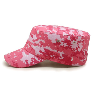 Gorra de Cadete con Camuflaje Digital Rosa, Ajustable, de Copa Plana, para Mujer - Product Image 5
