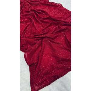 Hermoso vestido de noche Secuencia Trabajo Sari para fiestas - Product Image 4