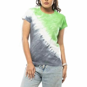 Camiseta de Cuello Redondo para Mujer, 100% Algodón, Estilo Urbano, Estampada, Diseño Personalizado, Nueva Colección, Venta al Por Mayor, Anti-Pilling, Secado Rápido, Ecológica - Product Image 1