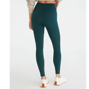 Women’s Activewear Manufacturer <b>Leggings</b> with Side <b>Pocket</b> Fitted Gym Sports Clothing Wholesale Custom Teal Green <b>Legging</b> - Product Image 2