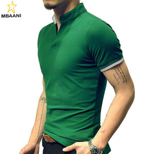 Camisetas Polo Henley de Moda para Hombre, Camisetas Casuales de Manga Corta/Larga, Camisetas Polo de Algodón Ajustadas para Hombre - Product Image 4