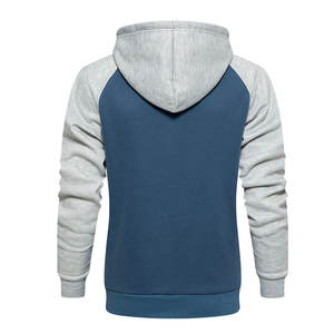 Nouveaux sweats à capuche pour hommes avec logo personnalisé, épais, unis, en molleton 100% coton, à prix abordable. - Product Image 4