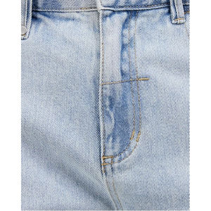 Nouveau style – Short en jean décontracté pour homme, coupe droite, streetwear personnalisé avec patchs déchirés – Vêtements de mode en gros - Product Image 5